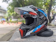 หมวกโมตาด LS2 MX701(2025) Carbon ลาย Frontier สีดำ/น้ำเงิน ไซส์ M L XL XXL