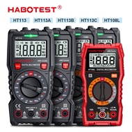 HABOTEST HT113/HT108L Digital Multimeter 600V AC/DC True-RMS Autorange Portable NCV Voltmeter Ammete