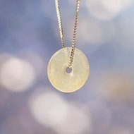 【願‧平安】冰種黃翡翡翠平安扣 | 天然緬甸A貨翡翠 | 送禮