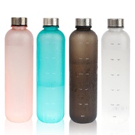 1L Plastic Water Bottle Frosted Gradient Heat-Resistant Shock-Resistant Space Water Bottle Travel St