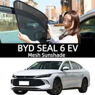 BYD SEAL 6 EV Mesh Sunshade Curtain Car Sunshade Sunscreen Heat Insulation Magnetic Sunshade