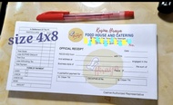 Personalized Resibo Acknowledgement Receipt, OR,  Collection receipt,etc / not Carbonized