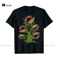 Cotton T-Shirt Venus Fly Trap Shirt Monster Carnivorous Plant Gift For Men Men'S s Custom Aldult Teen Unisex Xs- Gift