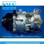 TOYOTA MARK X / CROWN 6SBU16C 7PK ND (RECOND ) COMPRESSOR  TM-6522 NYGP
