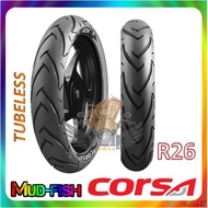 CORSA R26 110/80-14, 140/70-14 TUBELESS TYRE FOR YAMAHA NVX155 NVX