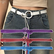 Fashion Y2K Knotted Thin Rope Belt - Spice Girls Streetwear Lace-up Belt - Adjustable Korean Elegant