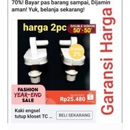 (2 pcs) Toilet lid hinge bolts / toilet lid locking bracket TOTO TC505S model complete