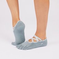 TOESOX Elle Grip Full Toe Socks - Light Sky Blue