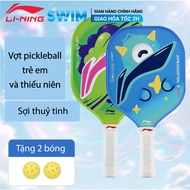 LI-NING Fiberglass Pickleball Racket for Kids Practice and Competition LI-NING Racket Pic Play Pickl