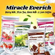 Miracle Everich Susu Kambing Berry Milk Choco Milk Dtox Tea Love Coffee Jamu Miracle Booster Juice K