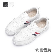 Fufa Shoes [Fufa Brand] Genuine Leather Retro Time Stitching Casual Women's Small White Commuter Lazy Flat