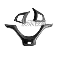 Carbon Fiber Steering Wheel Trim Cover for BMW E70 X5 M sport 2007-2012 B334Y