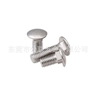Neck Shelf Bolt Square M6M8M10GB801GB12GB14 Cylindrical Head Stainless Steel 304 Carriage Screw RGGA