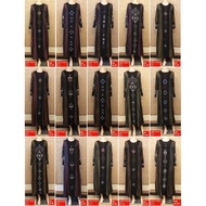 BISA JUBAH MUSLIMAH BAJU HITAM KAIN KOREA FASHION WANITA GAMIS MODEL CANTIK AS1-AS15