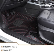 Flash mat leather car floor mat For hyundai all models santa fe getz tucson ix25 ix35 creta elantra 