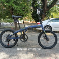 Sale - 20” gomax clash 7sp shimano gearset folding bike basikal lipat with gifts