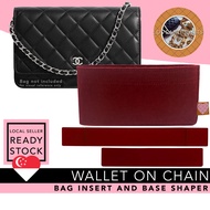 Bag Organizer Base Shaper Insert for Chanel Wallet on Chain WOC bag Liner | Premium Felt Organiser