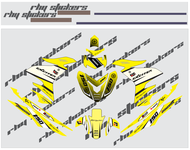 Decals Sticker Motorcycle Decals for Sniper YELLOW