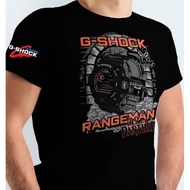 2024 fashion T-shirt Casio G-shock Rangeman Black Panther / G-shock Tshirt / Baju Microfiber Jersi / Jersey Sublimation / Tshirt/collar/long