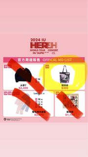 2024 IU HER世界巡迴演唱會周邊商品（台北）-23環保袋