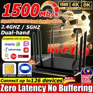 【800㎡ wide coverage】wireless router wifi router 5g 2.4ghz / 5ghz dual hand 1200mps router wifi mesh 