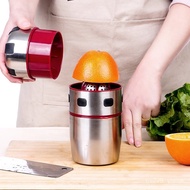 Stainless Steel Manual Juicer Small Lemon and Orange Juicer Squeeze Fried Juicer Cup Squeeze Pomegranate Orange Juice