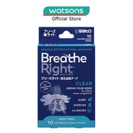 SATO Breathe Right Nasal Strips Clear 10s
