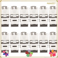 12 Pcs RJ45  Cat7 Cat6A Shielded  Zinc Alloy Module Network  Jack Connector Adapter 10GB Network qiz