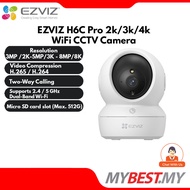 Ezviz H6C Pro 2K/3K/4K Tilt Motion Detection Two Way Talk Auto Tracking H.265 Security 5G WiFi CCTV