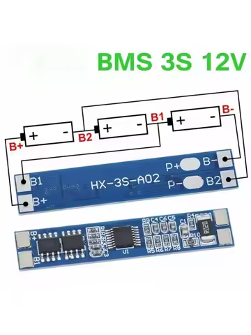 10Pcs 3S 12V 8A Li-ion 18650 Lithium Battery Charger Chargering Protection Board Module 11.1V 12.6V