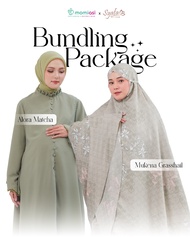 Momiasi - Bundling Raya Alora - One Set Alora - Mukena Ghania