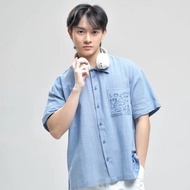 KEMEJA Rabbani - Shirt Hiro Eunoia Short Sleevekoko