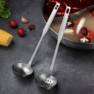 COOKER KING《2pcs/set For Steamboat》304 Stainless Steel Ladle/Leaky Spoon Steamboat Hot Pot Soup Ladle Colander Spoon Kitchen Utensils Cookware