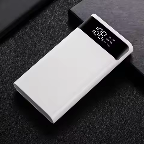 Upgraded 18650 Battery Power Bank Box 5V 2.1A LCD Display 20000Mah Power Board For 6X18650 Battery D