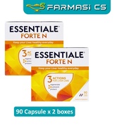 PROMO Essentiale Forte N 90 Capsules x 2 Boxes (TWIN) EXP:02/2027 [ Soy beans Farmasi CS ]