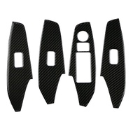 แท่นพื้นรถ Mazda CX-5 Carbon Fiber ตกแต่งภายในรถยนต์ ป้องกันรอยขีดข่วน แผ่นปิดหน้าต่างปรับระดับได้สำ