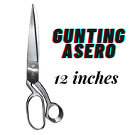 Asero 12-Inch Fabric Scissors Tailor-Made in Albay Philippines Ambidextrous Design for Right & Left 