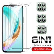 6in1 For Honor X6b Tempered Protective Glass Screen Protector Honar X6b X 6 B 6B Honorx6b 2024 Camer