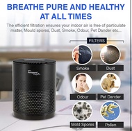(SG shop) ANSIO Air Purifier for Home with True HEPA Activated Carbon Filter,Portable Air purifier for Bedroom, Air Cleaner for Dust, Smokers, Pollen, Pets, Dander, Cooking, Allergy