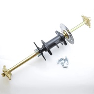ATV Kart 810mm Rear Axle Assy with Carrier Hub Brake Disc 428 40TChain Assembly For 150cc 200cc250cc