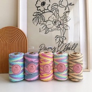 Macrame 彩虹漸層三股棉繩 3.5mm