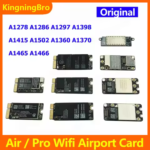 Original For Macbook Air Pro 11" 13" 15" A1278 A1286 A1297 A1342 A1398 A1502 A1465 A1466 Bluetooth W