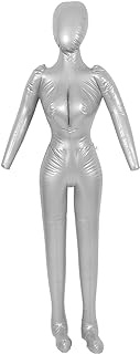 Lurrose Female Inflatable Mannequin Women Full Body Mannequin Blow up Mannequin Dress Form Mannequin Female Dummy Blow up Doll Fashion Model Shirt Form Clothing Tool Men and Women Pvc