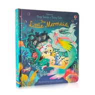 Usborne หนังสือ Peep Inside A Fairy Tale The Little Mermaid 3D Flip Book Story Book Bedtime Reading 