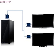 BARR1YP VGA Adapter, 15 PIN 25cm Length SVGA Adapter, Video Splitter Male To 2 Female Dual Port Spli