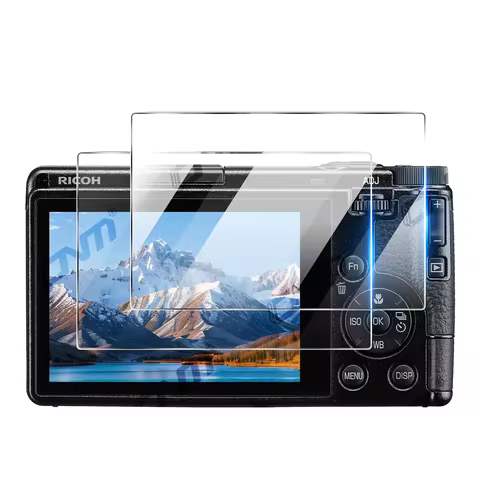 [2PCS] Screen Protector Tempered Glass for Ricoh GR4 - Ultra HD Clear Anti-scratch Glass Protective 