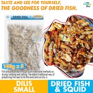 Dried Fish Dilis Small 500g / 1kg Dried Anchovies / Gourmet Dried Fish / Sun-Dried / White dilis