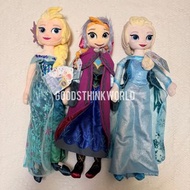特價有吊牌迪士尼disney公主 手抱 安撫公仔 Frozen  Elsa 愛莎 安妮 Anna 雪寶公仔 陪睡 toys 公仔毛公仔玩偶洋娃娃 人偶 生日禮物  Elsa doll