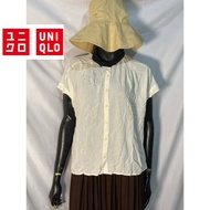 KEMEJA PRELOVED Uniqlo rayon blouse shirt