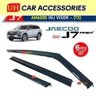 JAECOO J7 / J7 PHEV INJECTION DOOR VISOR WINDOW VISOR AIR PRESS VENT DEFLECTORS (6PCS/SET)